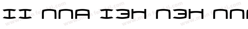II NNA I3H N3H NNA字体转换